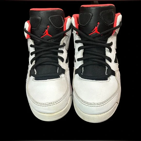 Jordan Flight Club 91 White Infrared Basketball Sneakers - Picture 2 of 8